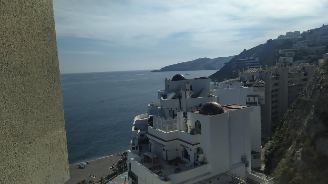 Apartamento Estudio En Chinasol Primera Linea Playa San Cristobal Almuñécar Exteriör bild
